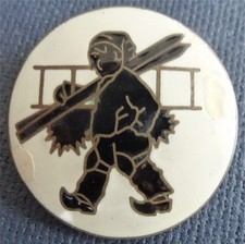 WW2-METAL lourd émail(éclat) CJF 10 CHARTREUSE Gr 9 MARFAY-CHANTIERS de JEUNESSE