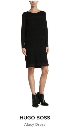 Robe femme boss orange noire - robe,