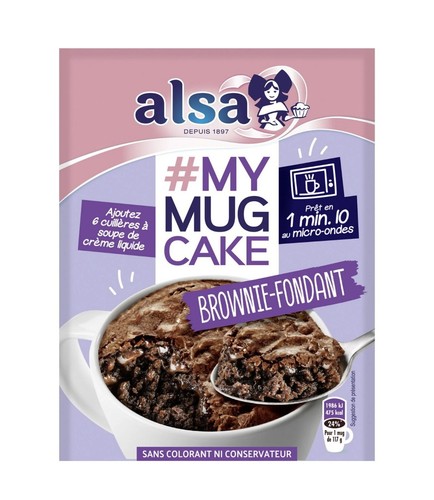 Préparation cake brownie