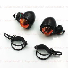 Pince de fourche de clignotant moto clignotant en cours d'exécution vintage