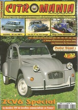 CITROMANIA N°32 2CV6 SPECIAL / 50 ANS AMI 6 / DS 21 DU 524 GARAGE