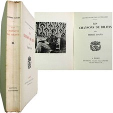 Les Chansons de Bilitis 1928 Pierre Louÿs Tallandier belles oeuvres littéraires