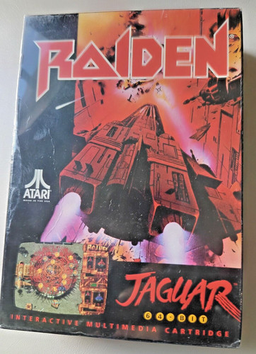 Raiden atari jaguar cartridge - jaguar,