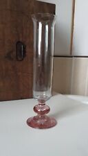 Vase à pied en verre