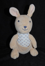 🍀Peluche Doudou Kangourou ARTHUR ET LOLA BEBISOL Beige Poche  24 Cm TTBE
