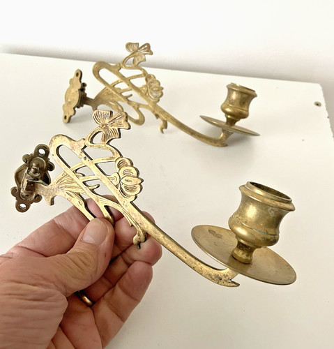 Appliques bougeoir toupies - , de