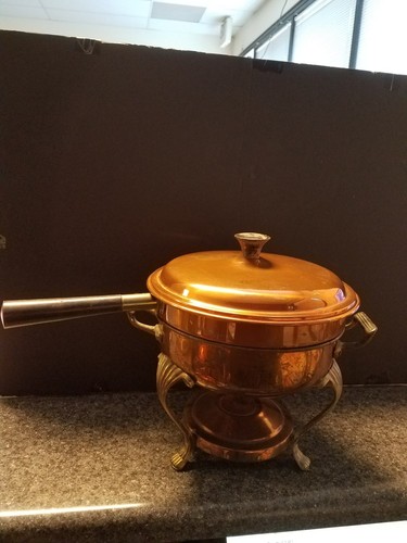 Vintage large chafing pan - vintage,