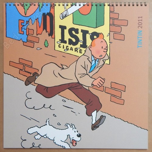 Herge calendrier tintin 2011 - herge,