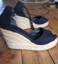 Espadrilles Talons Noires 37