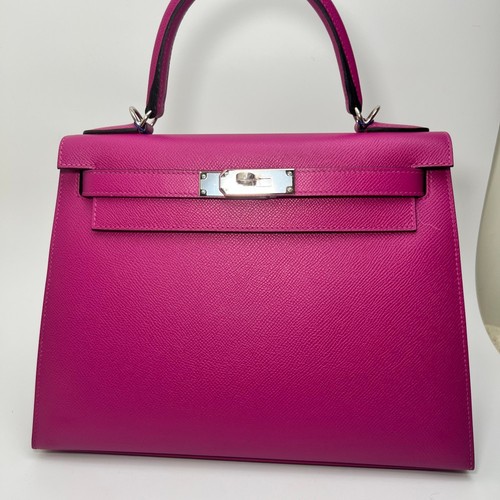 Hermes kelly bag rose - 28,