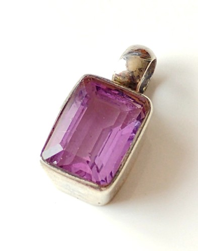 Pendentif améthyste et - pendentif, en