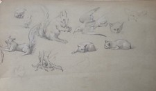 DESSIN ANCIEN XIXème - ETUDES