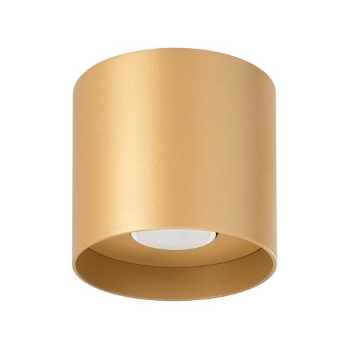 Plafonnier aluminium doré - plafonnier,