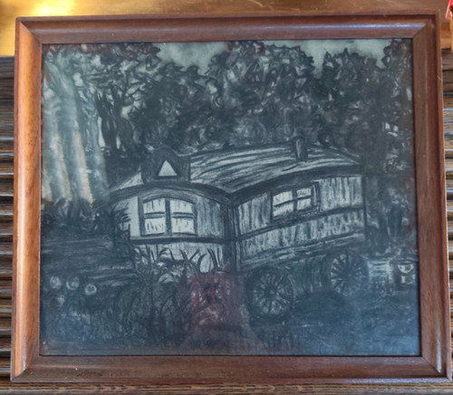 Ancien tableau représentant - tableau,