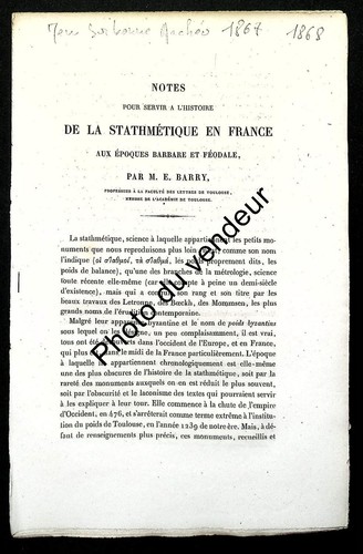 Histoire métrologie - histoire,