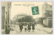 86.COUHE VERAC.L'EGLISE.LA RUE
