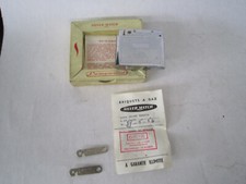 ANCIEN BRIQUET VINTAGE SILVER MATCH DANS SA BOITE D ORIGINE 1964