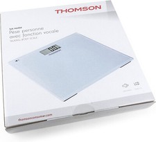 Pèse-personne Thomson TALK MASS 4 EB901A Fonction vocal 150 Kg Balance LCD MASS4