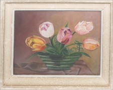 NATURE MORTE GOUACHE SUR