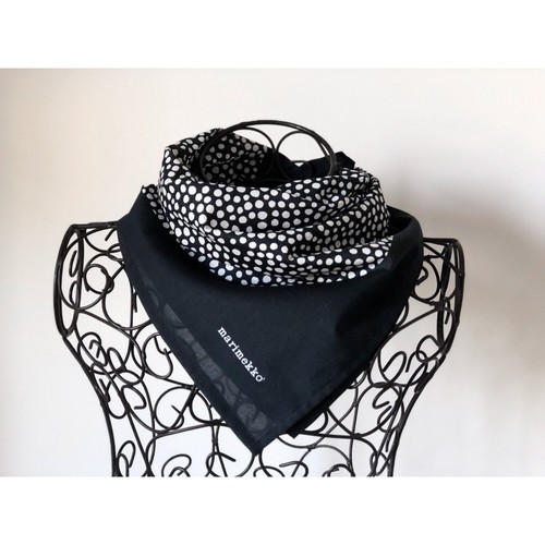 Foulard noir marimekko - foulard,