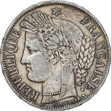 France, 5 Francs, Cérès