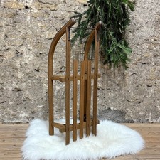 Ancienne Luge en Bois - Déco Vintage Chalet Gite Montagne - 92 cm