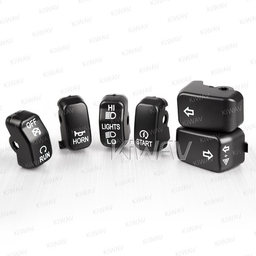 Boutons cocottes 6pcs noir