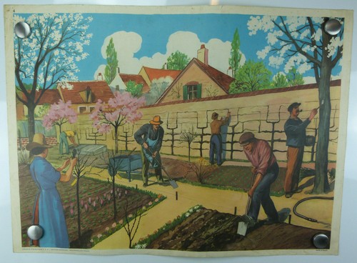 Ancienne affiche tableaux - ancienne, affiche,