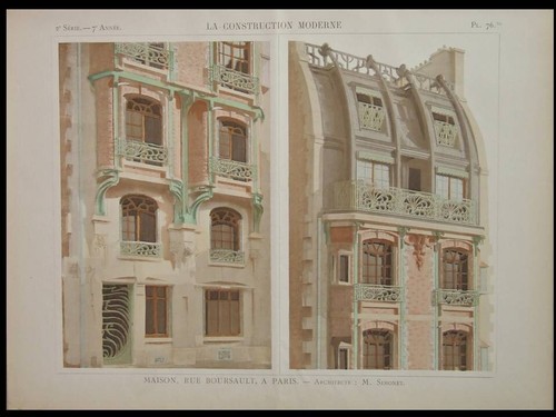 Paris rue boursault - rue,