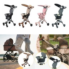 Poussette pliable et légère pour bébé, accessoire idéal pour les voyages en