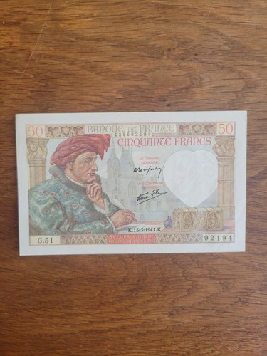 France billet ancien 50 - ancien,