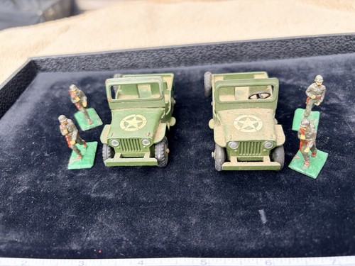 Two vintage dinky toy military - two,