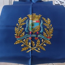 Vintage neuf rare carré soie "REINE SEIDE" armoiries Charbonnieres no Hermes