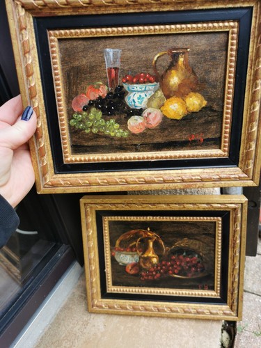 Lot peintures sur bois - peintures,