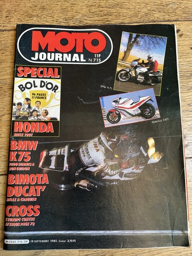 Moto journal 715 bmw k75 - journal,