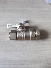 ROBINET D'ARRET COMPTEUR DROIT A BOISSEAU SPHERIQUE POUR TUBE PE25