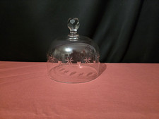 Ancienne cloche à fromages en cristal - XXe