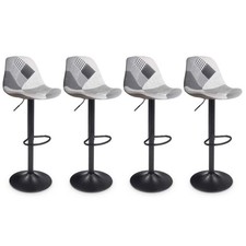 Lot de 4 tabourets de bar KARL