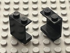 2 x LEGO black panel 4864a /