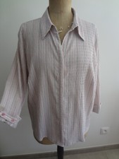 52 CHEMISE RAYE ROSE CHIC HAUT