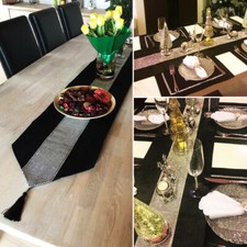 Strass Velours Chemin de Table