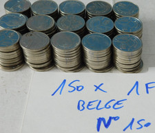 LOT 150 pieces monnaie 1 un