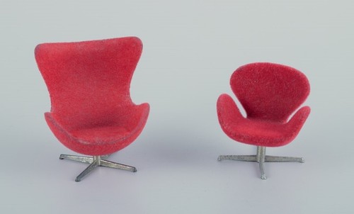 Miniatures des chaises swan - miniatures,