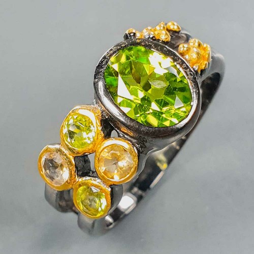 Bague femme péridot - , naturel