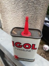 Ancien Bidon / burette d'huile IGOL Burette de Vaseline, marque IGOL 