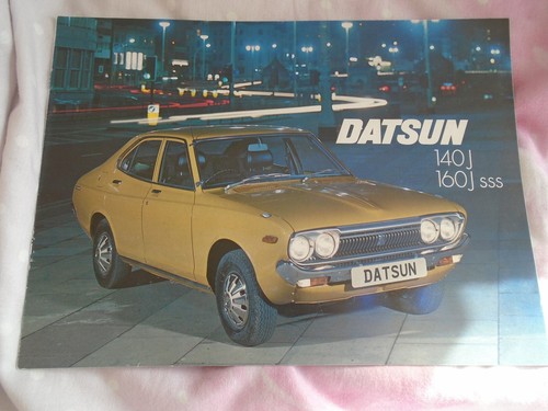 Datsun 140j 160j sss brochure - datsun,