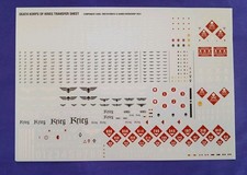 Feuille de transfert Death Korps Of War, NEUVE