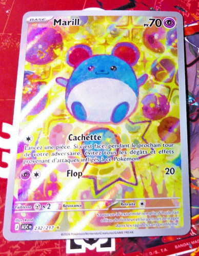 Pokemon card holo carte marill - holo,