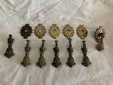 Vintage Lot of 6 Ornate Brass