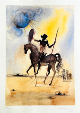 Salvador Dali Litographie COA